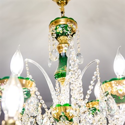 Emerald Room Chandelier detail