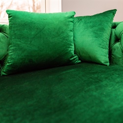 Emerald Room plush couch